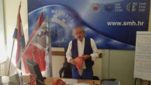 Vedran priprema za prosvjed TLM